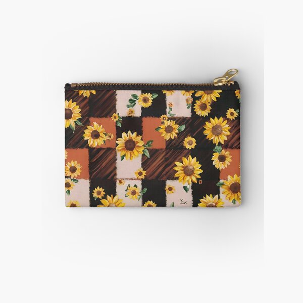 Item preview, Sunflower And Buffalo Plaid designed and sold by Tamas Das.