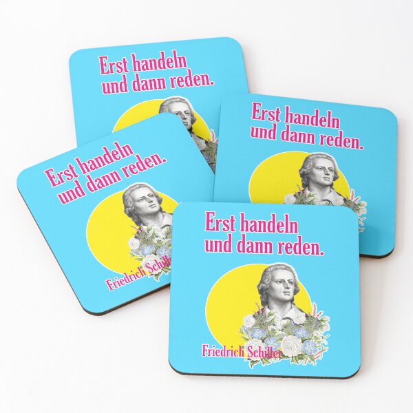 Item preview, First act and then speak, Friedrich Schiller designed and sold by Mauswohn.