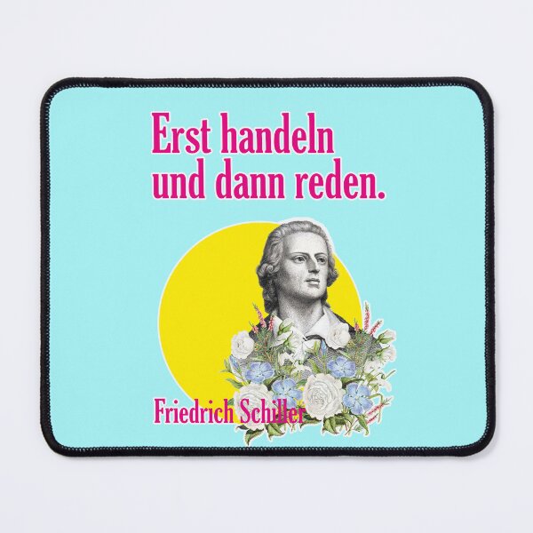 Item preview, First act and then speak, Friedrich Schiller designed and sold by Mauswohn.