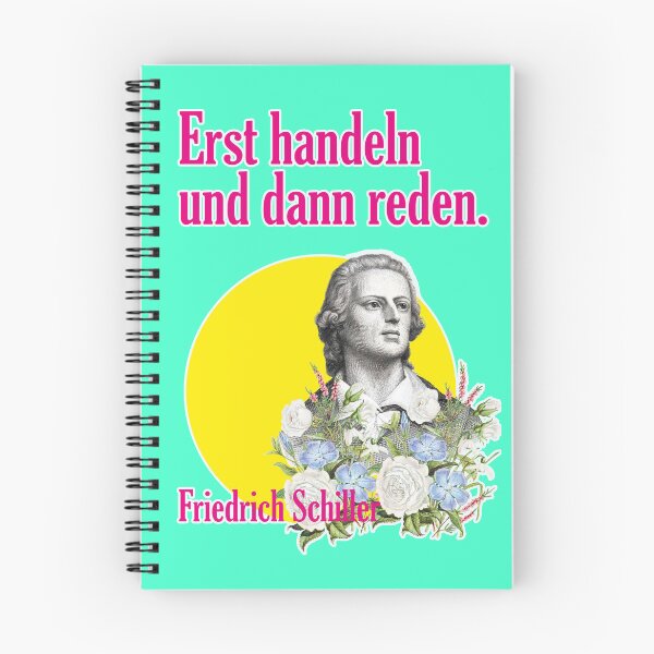 Artikelvorschau, Erst handeln und dann reden, Friedrich Schiller entworfen und verkauft von Mauswohn.