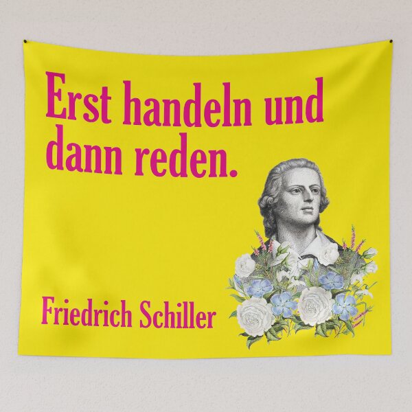 Item preview, First act and then speak, Friedrich Schiller designed and sold by Mauswohn.