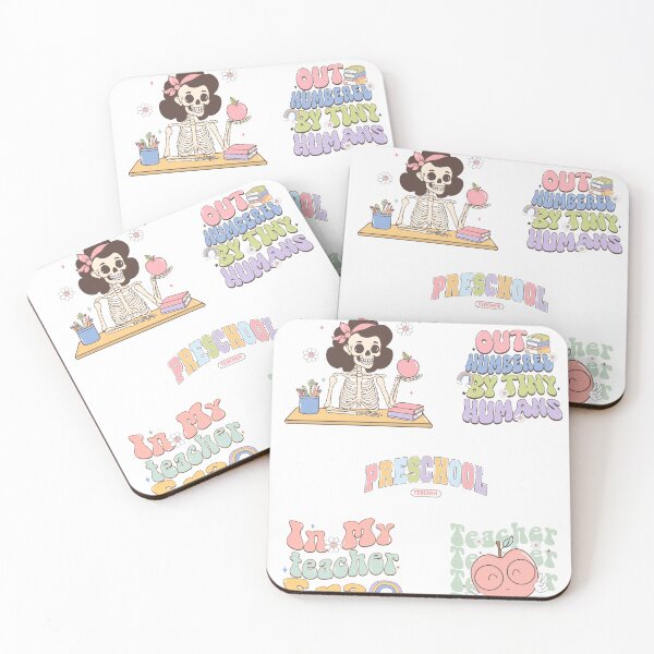 Item preview,  Retro School Teacher sticker pack/ Teaching makes me Happy/ In my Teacher era/ Tiny Humans/ School Teacher Sticker Pack designed and sold by mbarts85.