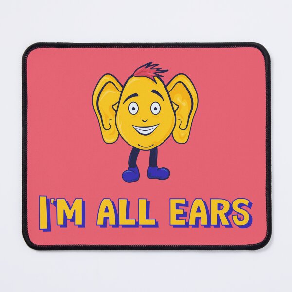 Item preview,  I'm All Ears Cartoon designed and sold by Scrabbly Doodles.