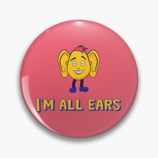 Item preview,  I'm All Ears Cartoon designed and sold by Scrabbly Doodles.