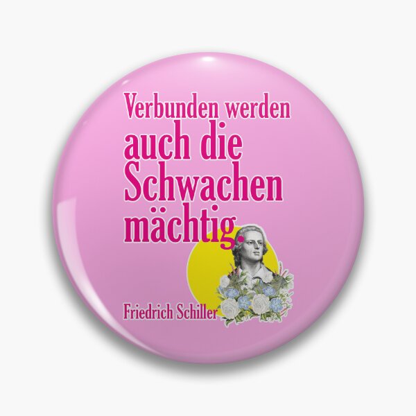 Item preview, Even the weak become powerful when united, Friedrich Schiller designed and sold by Mauswohn.
