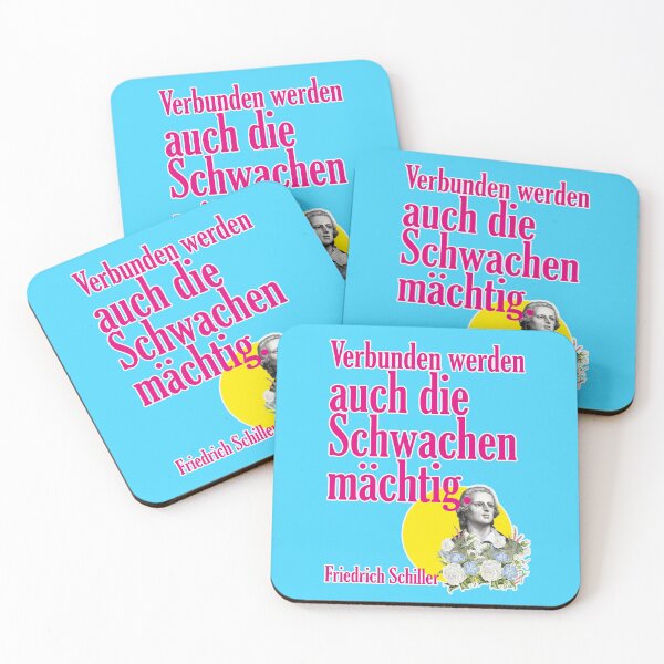 Item preview, Even the weak become powerful when united, Friedrich Schiller designed and sold by Mauswohn.