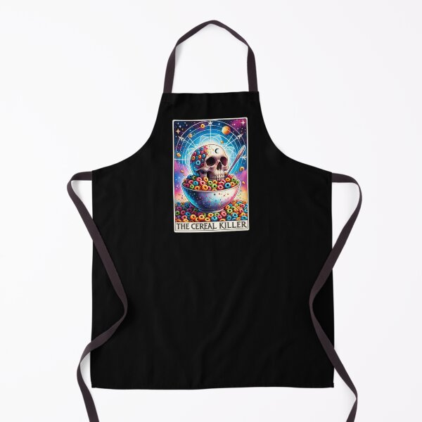 Item preview, The cereal killer Fruit loops Skull watercolor Tarot deck card designed and sold by PreciousTime.