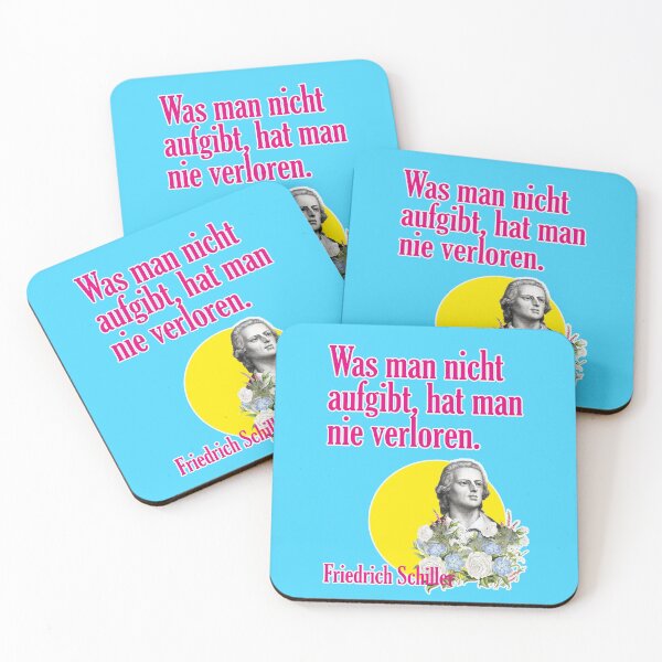 Item preview, What you don’t give up, you never lose, Friedrich Schiller designed and sold by Mauswohn.