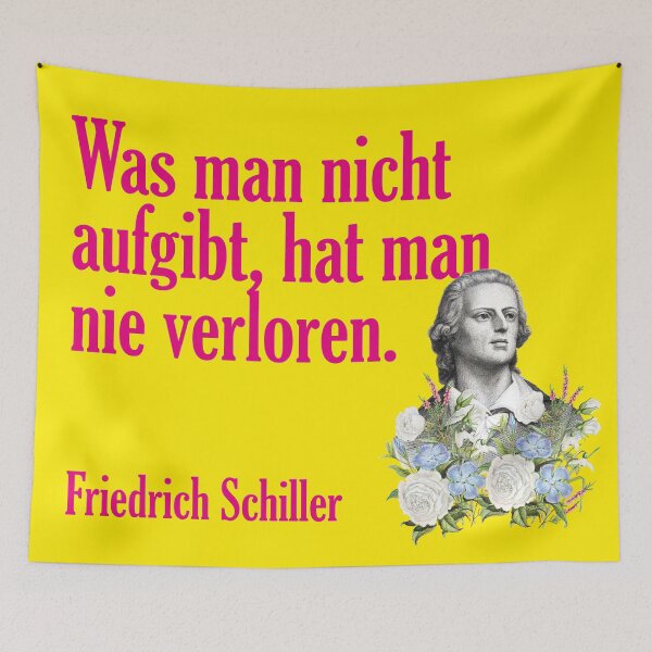 Item preview, What you don’t give up, you never lose, Friedrich Schiller designed and sold by Mauswohn.