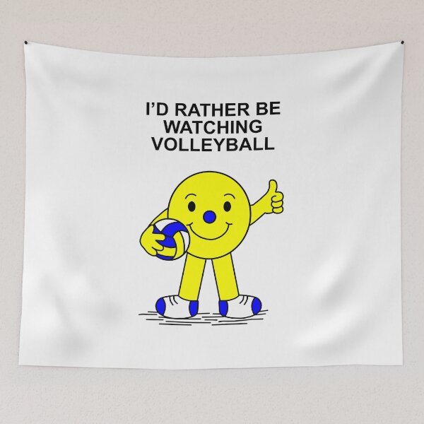 Item preview, Mr Men Id rather be watching Volleyball designed and sold by Scat the cat.