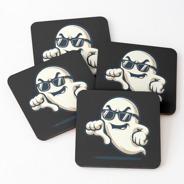 Item preview, Cool Ghost Gives Thumbs Down Funny Halloween Party designed and sold by LuminOrb.