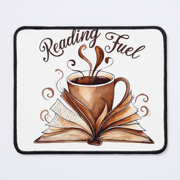 Item preview, Reading Fuel: Bookworm's Coffee Lover designed and sold by ashdenent.