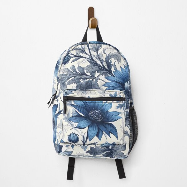 Item preview, Blue Flowers in Baroque Style designed and sold by Coffee Lifestyle.