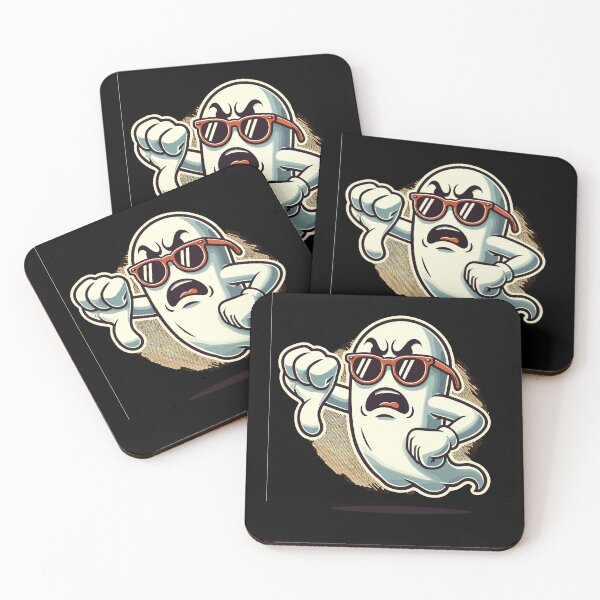 Item preview, Cool Ghost Gives Thumbs Down Funny Halloween Party designed and sold by LuminOrb.