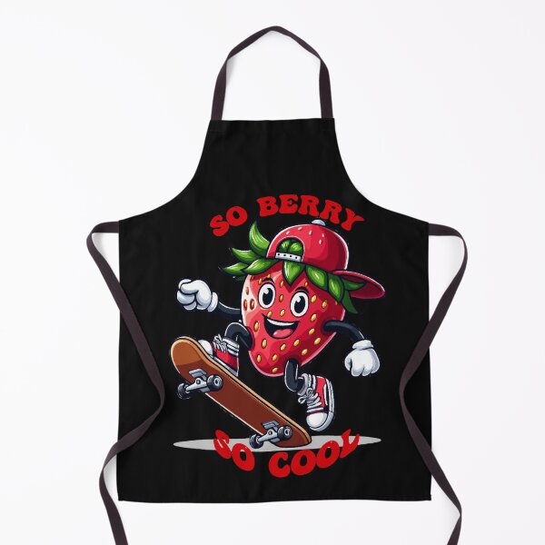 Item preview, So Berry So Cool - Funny Strawberry Skateboarding designed and sold by Digi-Bay.