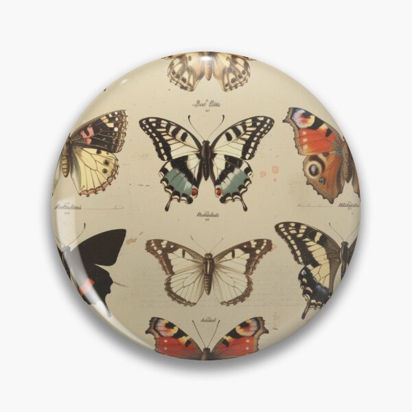 Item preview, Vintage Graphic Collage of Butterflies Illustration designed and sold by Wheelzies.