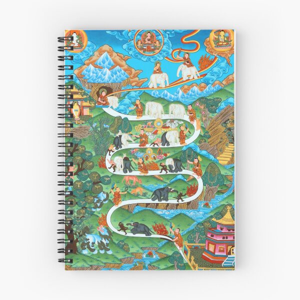 Item preview, Buddhism Print - The Nine Mental Abidings Samatha designed and sold by Onodera.