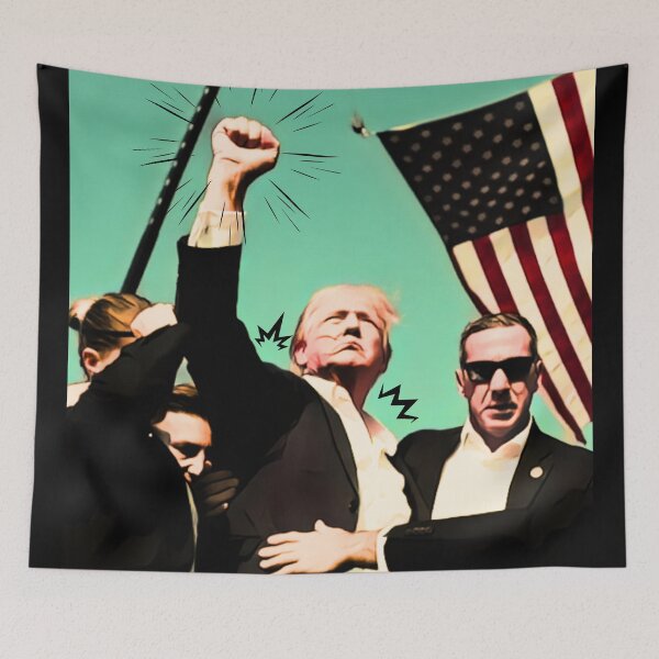 Item preview, Trump Fight 2024 | Trump Shot Fight | 2024 Election designed and sold by CyberArtistOne.