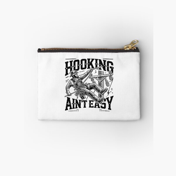Item preview, Hooking Ain't Easy - Lineman Humor designed and sold by TeesYouWant.