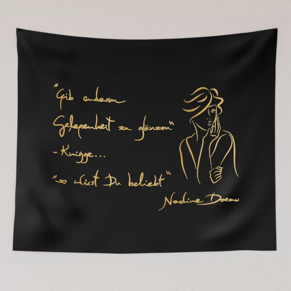 Item preview, Nadine Dorau _ Etiquette saying | Quote - 02 "GOLDEN SERIES" _ Handmade designed and sold by Nadine Dorau.