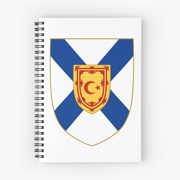 Item preview, Nova Scotia Crescent Moon & Star Shield (gealach corran nova scotia & sgiath reult) designed and sold by JonathanR1994.