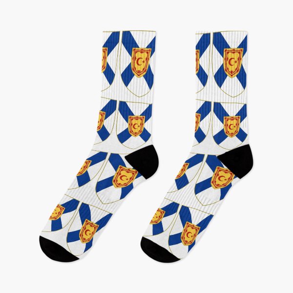 Item preview, Nova Scotia Crescent Moon & Star Shield (gealach corran nova scotia & sgiath reult) designed and sold by JonathanR1994.