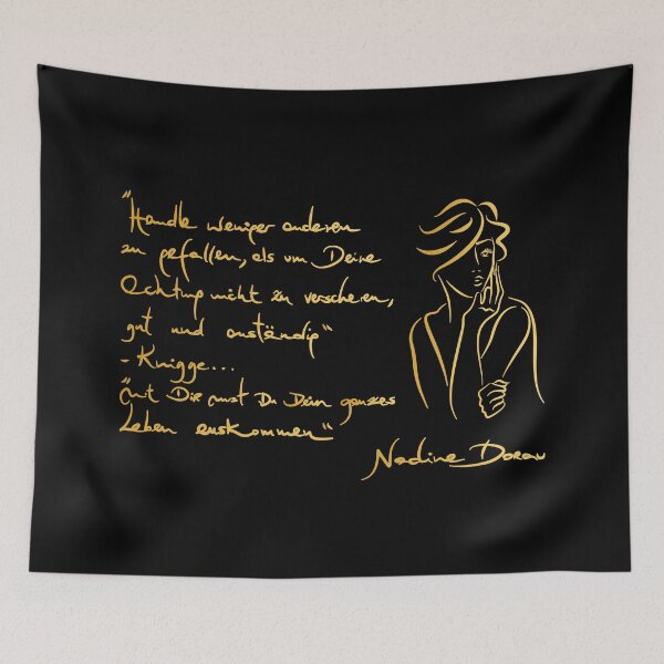 Item preview, Nadine Dorau _ Etiquette saying | Quote - 03 "GOLDEN SERIES" _ Handmade designed and sold by Nadine Dorau.