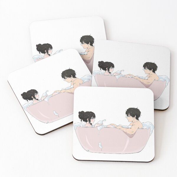 Item preview, Anime Couple in a bath designed and sold by aa22.