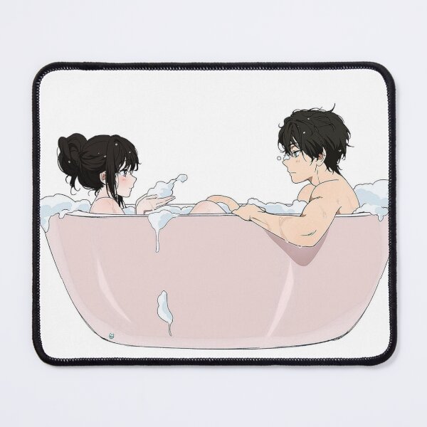 Aperçu de l'œuvre Anime Couple dans un bain créée et vendue par aa22.