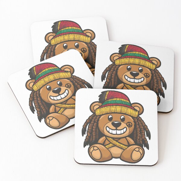 Item preview, JAMAICA Cute Rasta Reggae Bear designed and sold by MAEN00.