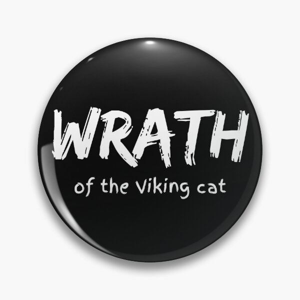 Item preview, wrath of viking cat designed and sold by Viking-Cats.