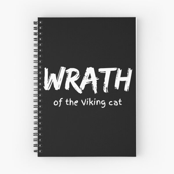 Item preview, wrath of viking cat designed and sold by Viking-Cats.