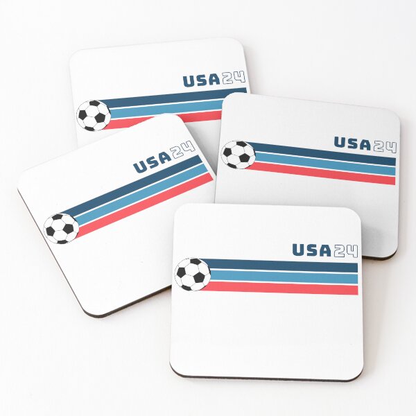 Item preview, USA 24 retro soccer design, USWNT fan  designed and sold by DestinationAU.