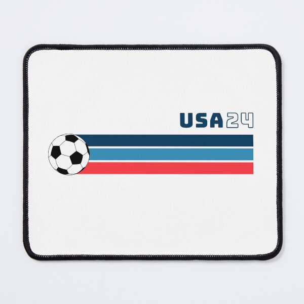 Item preview, USA 24 retro soccer design, USWNT fan  designed and sold by DestinationAU.