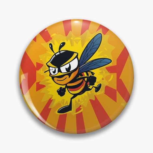 Item preview, Anthropomorphic Superhero Bee in Vibrant Colors designed and sold by Piotrek0001.