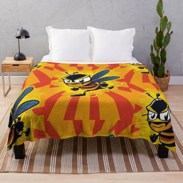 Item preview, Anthropomorphic Superhero Bee in Vibrant Colors designed and sold by Piotrek0001.
