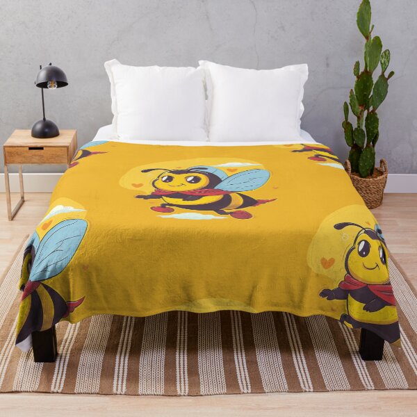 Item preview, Anthropomorphic Superhero Bee in Vibrant Colors designed and sold by Piotrek0001.
