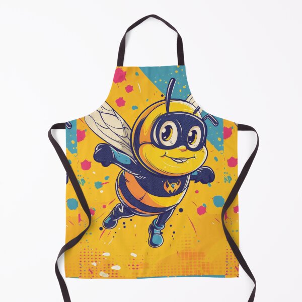 Item preview, Anthropomorphic Superhero Bee in Vibrant Colors designed and sold by Piotrek0001.