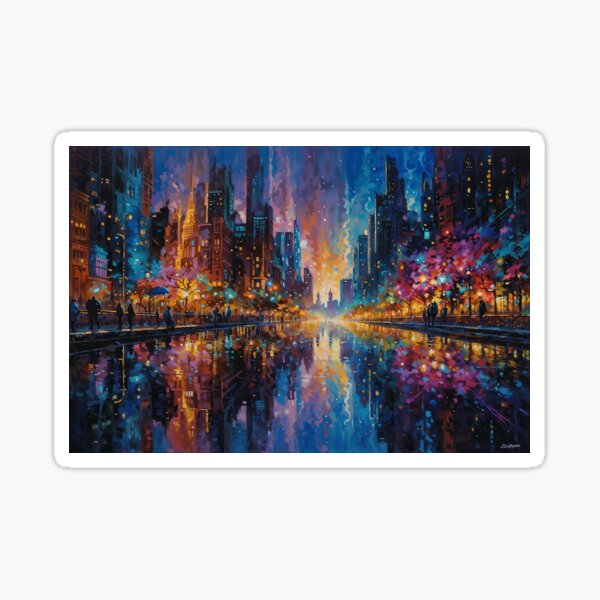Impressionistic Urban Fantasy - Romance Sticker