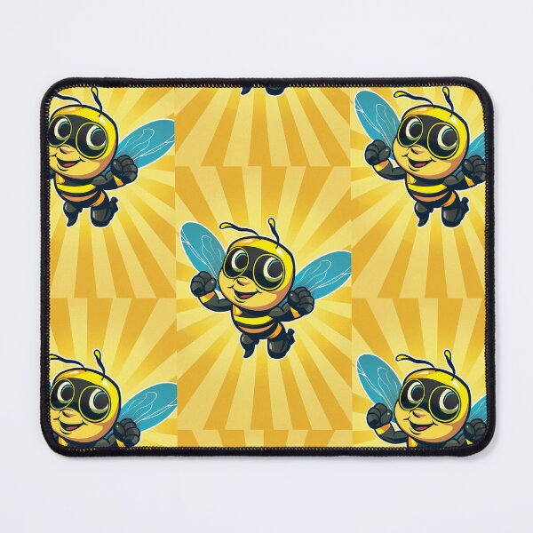 Item preview, Anthropomorphic Superhero Bee in Vibrant Colors designed and sold by Piotrek0001.