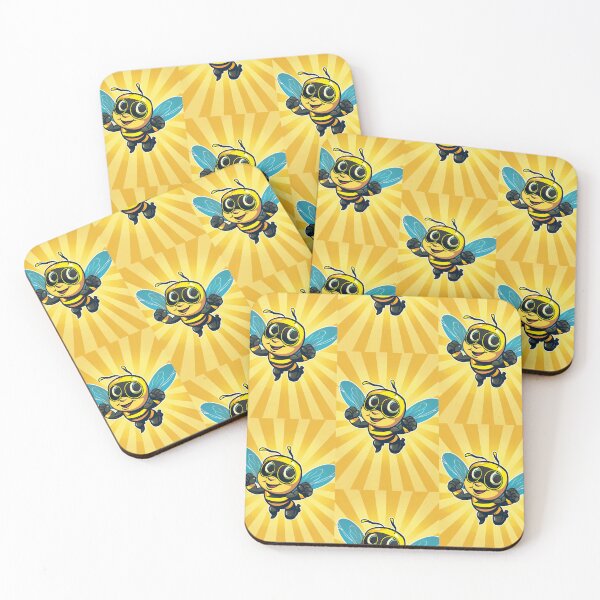 Item preview, Anthropomorphic Superhero Bee in Vibrant Colors designed and sold by Piotrek0001.