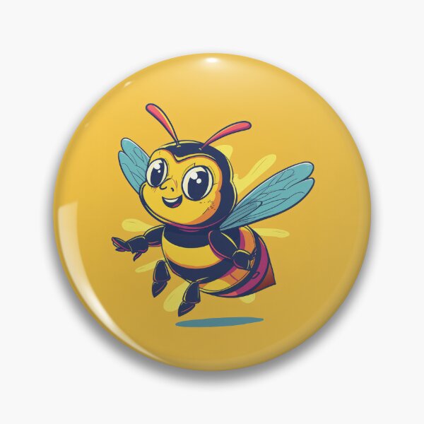 Item preview, Anthropomorphic Superhero Bee in Vibrant Colors designed and sold by Piotrek0001.