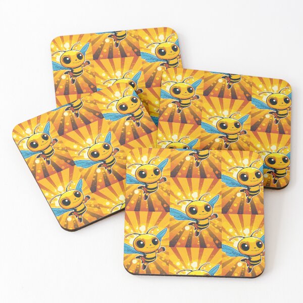 Item preview, Anthropomorphic Superhero Bee in Vibrant Colors designed and sold by Piotrek0001.