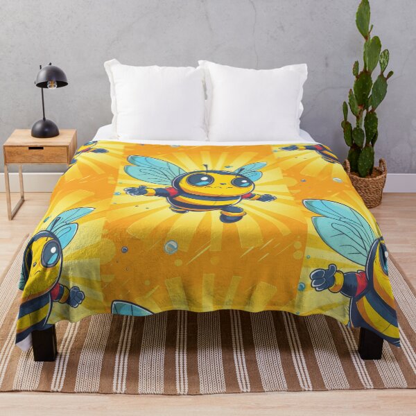 Item preview, Anthropomorphic Superhero Bee in Vibrant Colors designed and sold by Piotrek0001.