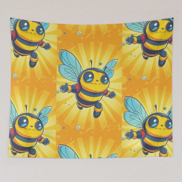Item preview, Anthropomorphic Superhero Bee in Vibrant Colors designed and sold by Piotrek0001.