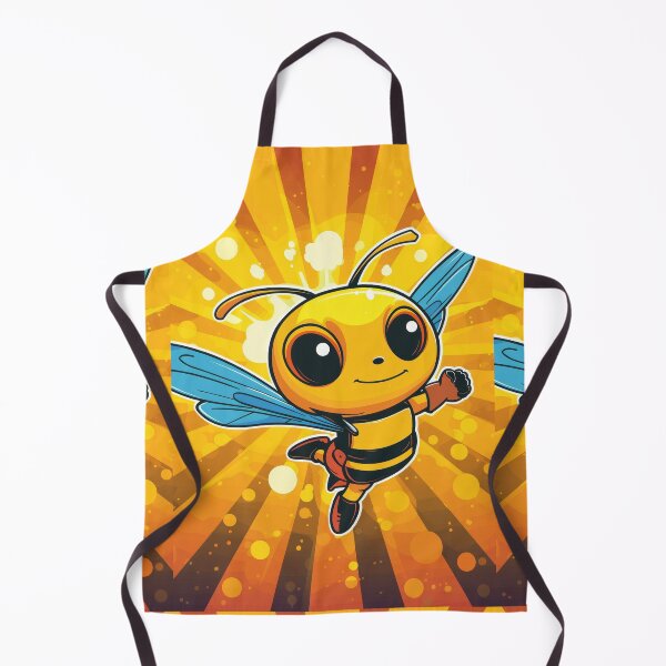 Item preview, Anthropomorphic Superhero Bee in Vibrant Colors designed and sold by Piotrek0001.