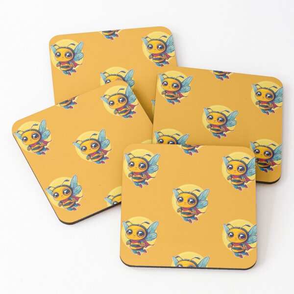 Item preview, Anthropomorphic Superhero Bee in Vibrant Colors designed and sold by Piotrek0001.