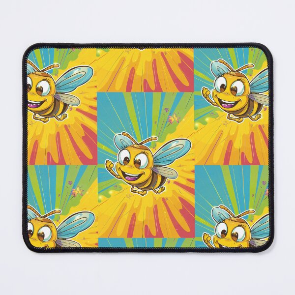 Item preview, Anthropomorphic Superhero Bee in Vibrant Colors designed and sold by Piotrek0001.