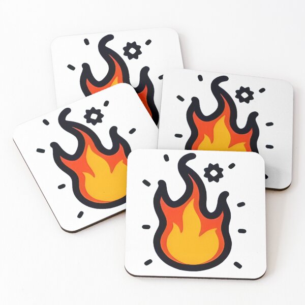Item preview, Fiery Cartoon Blaze designed and sold by StickyGuys.