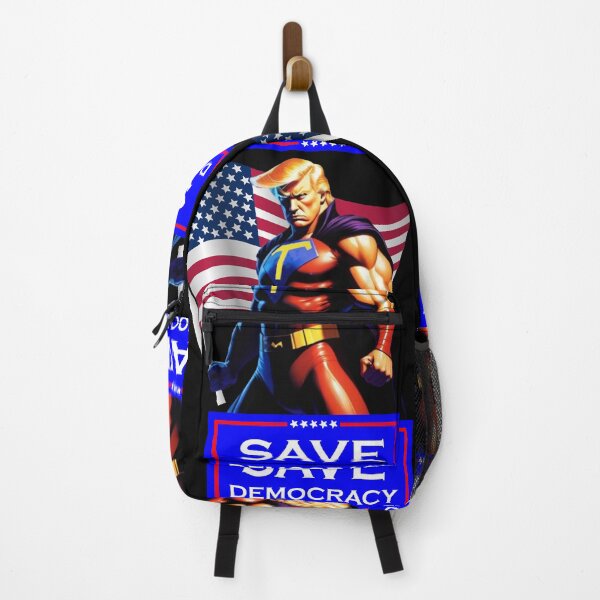 Item preview, Trump Save Democracy (superhero) 1 designed and sold by Warih.